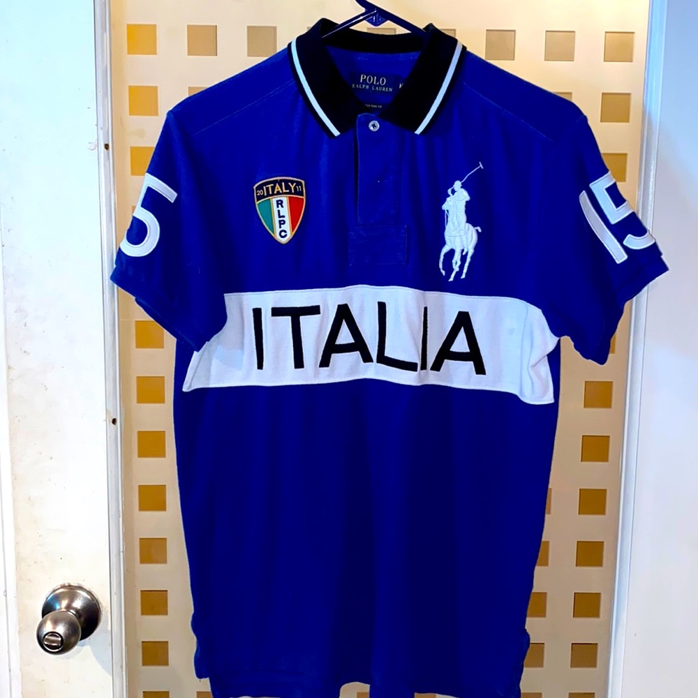 Custom Italy Soccer Polo 2011